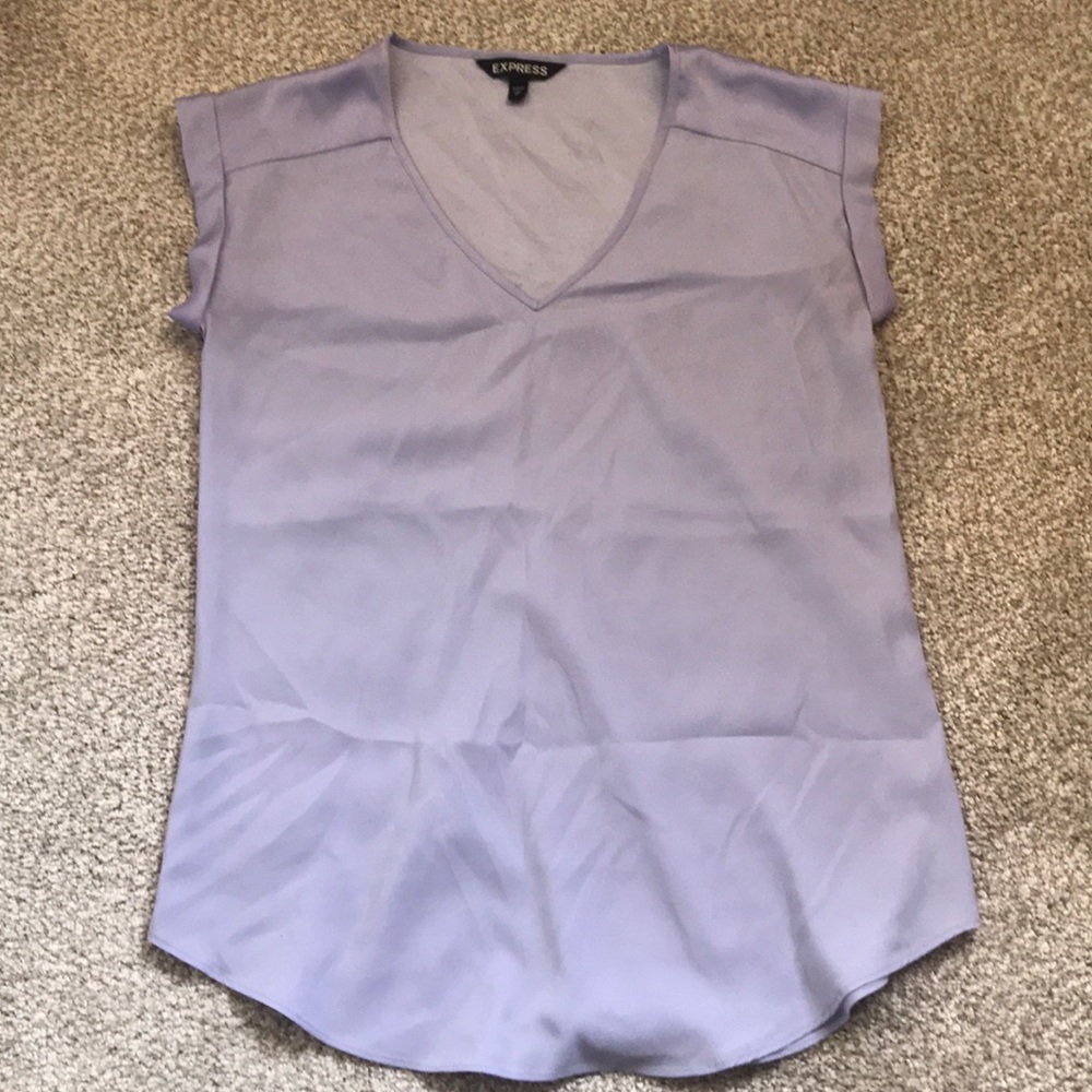 Purple silky shirt 💜